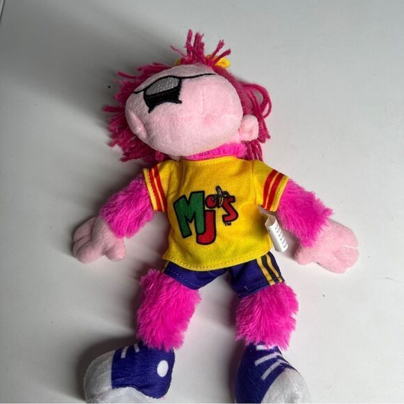 Monkey Joe's Plush Pink Soft Toy Stuffed Animal 10" - Picture 3 of 7